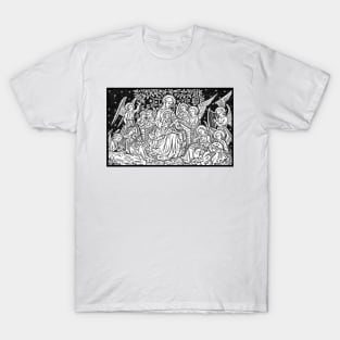 Jesus, Mary, and Angels T-Shirt